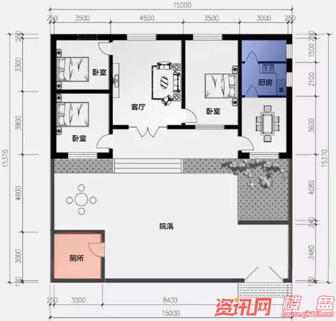 超全农村住房设计图出炉!张家口平原地区这样盖!