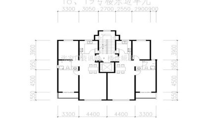 18、19号楼东边单元94—99㎡户型