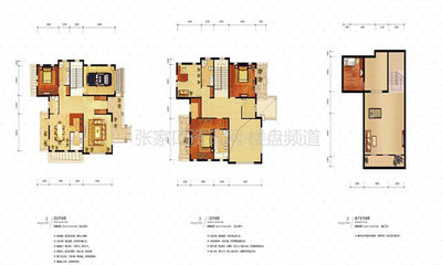 独栋F户型图 370.00㎡