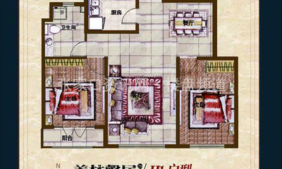 美林馨居H1户型 89.69㎡