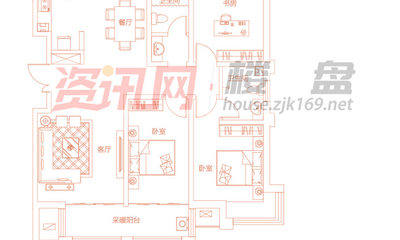 B1户型 128.8㎡