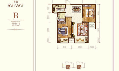 B户型 88.26㎡