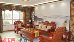 中式风格样板间客厅实拍图