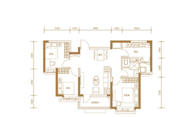 建筑面积约106㎡