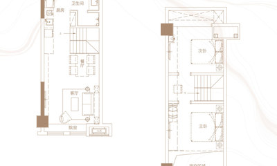 A1户型 建筑面积约45㎡