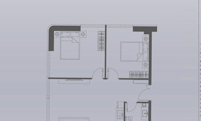 A户型 建筑面积约91.73㎡