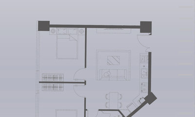 B户型 建筑面积约75.19㎡