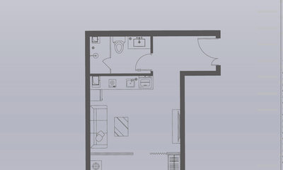 D户型 建筑面积约50.31㎡